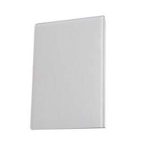 Fusion Blank Grid & Plate - White